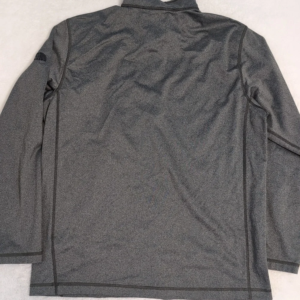 The‎ North Face Men's XL 1/2 Zip Pullover Polyester Gray EUC
